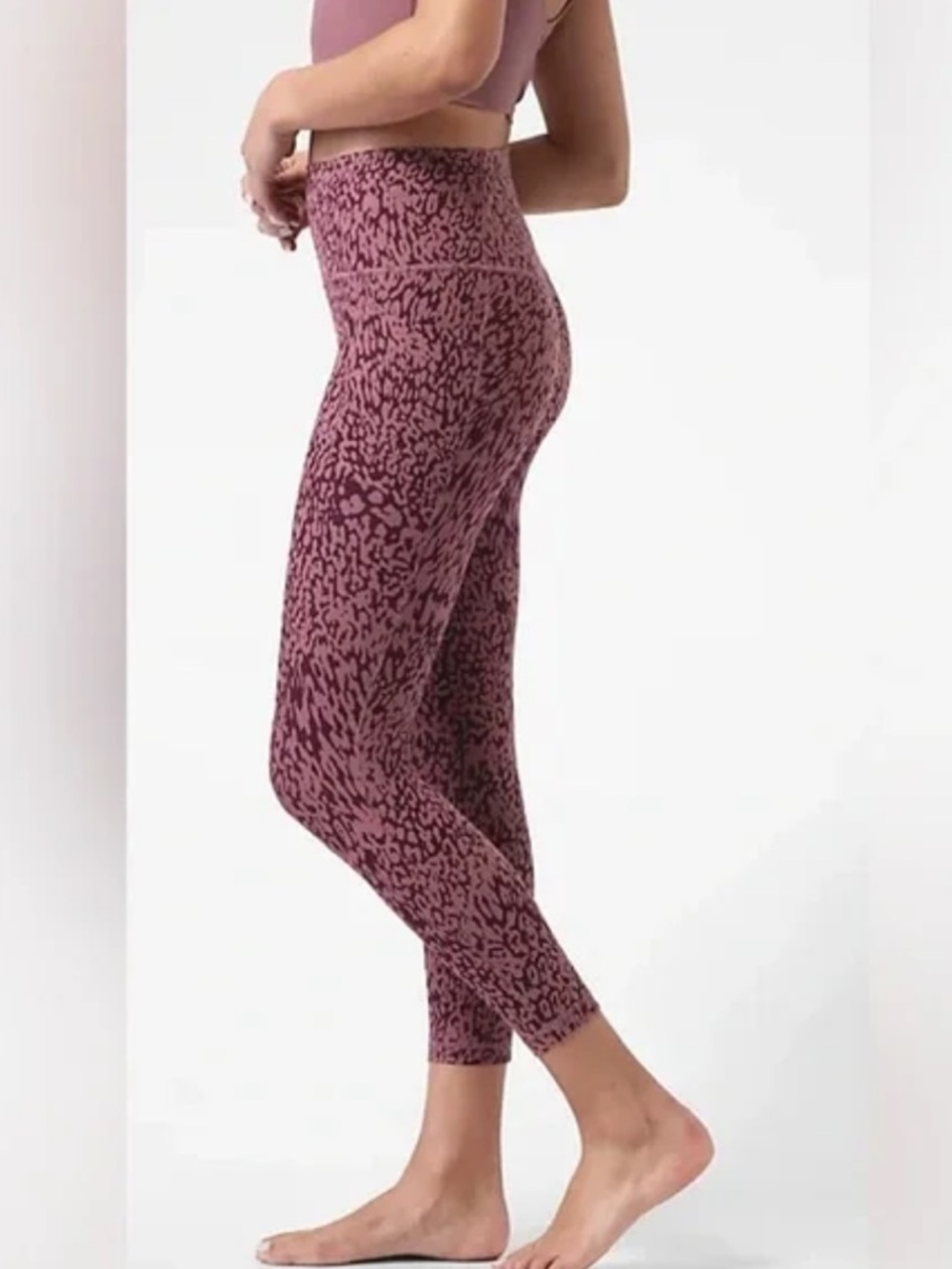 Athleta Salutation Legging Stash Pocket 7/8 Tight Size Medium